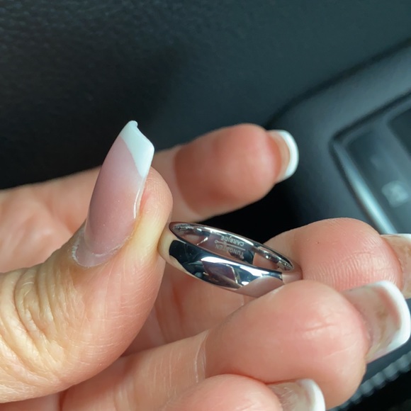 New 4mm Tungsten Domed Ring Wedding band - Picture 7 of 8